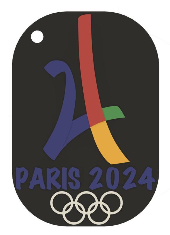 Paris 2024 Keychain