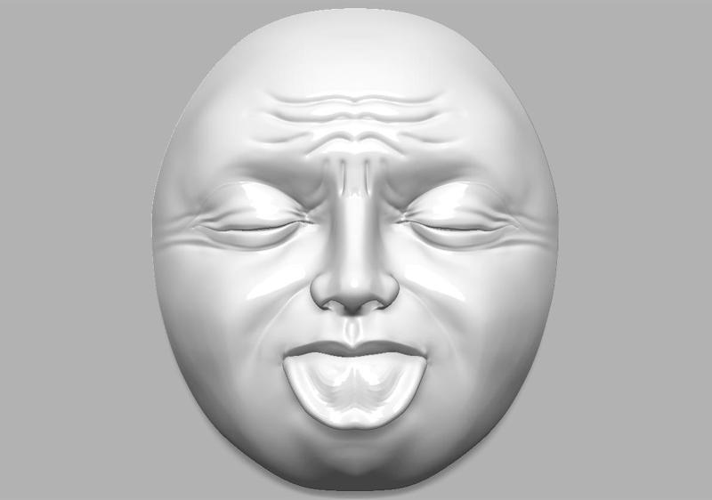 Modern Face Sculpture Wall Art N 3