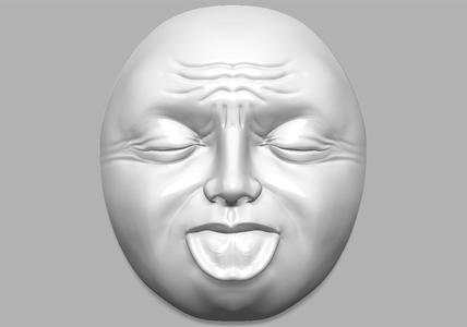 Modern Face Sculpture Wall Art N 3