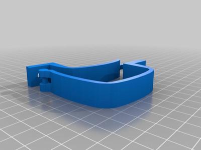 DJI Air bottom lock with screw hole