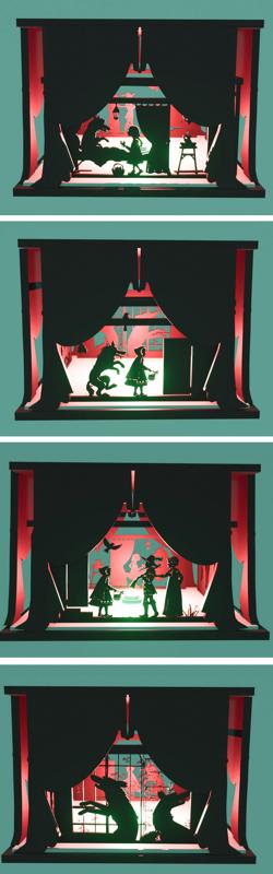 Little Red Riding Hood 3D Lamp: A Tale of Light