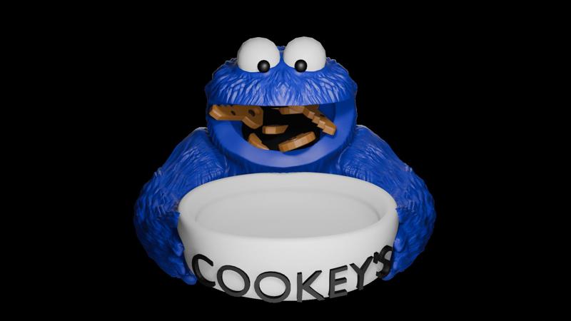 Cookey Monster key bowl