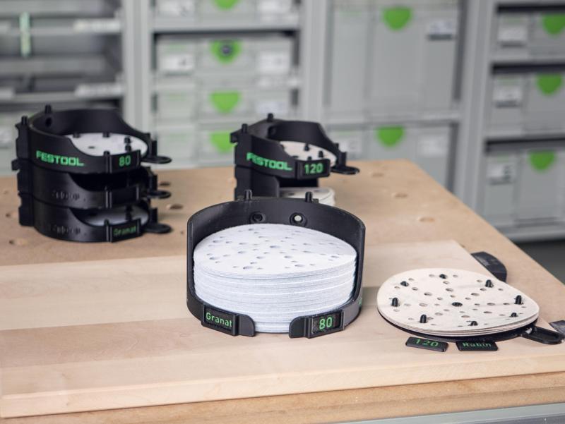 Festool Abrasive holder with positioning aid