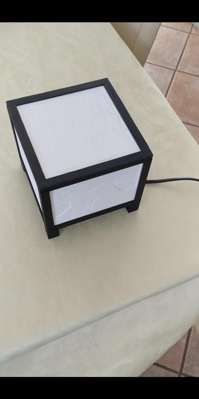Lithophane lighting box
