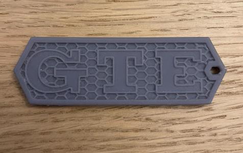 Golf GTE keychain