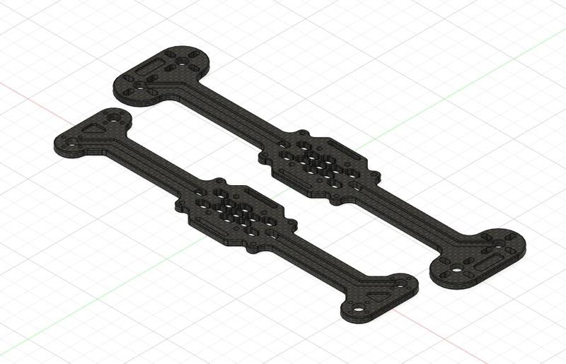 XXXFPV Bone 5 208mm & 230mm (Reverse Engineering) Frame