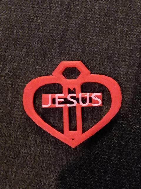 Jesus Cross With Heart