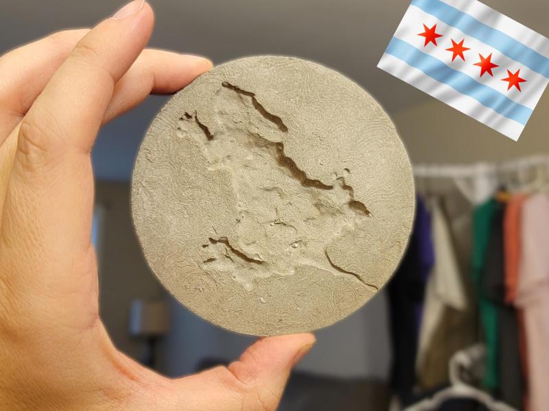 Chicago Rat Hole Coaster Template