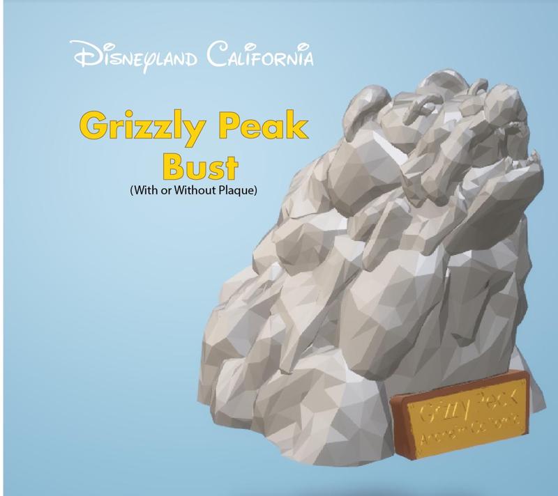 Grizzly Peak Bear Inspired Bust (Disneyland California Adventure) V2 (MORE BEAR LIKE!)