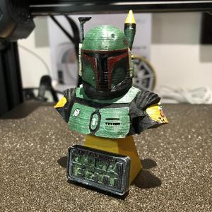 Boba Fett Bust Statue