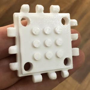 Lego and Knex Compatible Polypanel Square