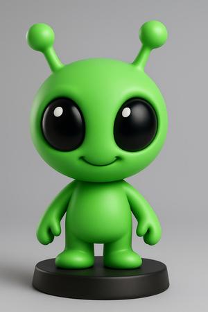 Kawaii Alien 3d Model