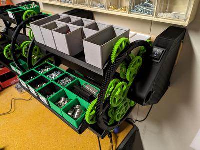 Gridfinity Carousel - Motorized