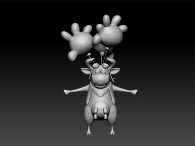 Cute cow - toon cow
