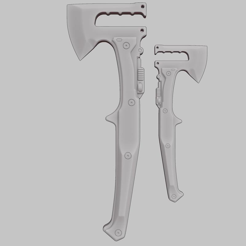 Cyberpunk 2077 Tomahawk For Cosplay Gold Figure