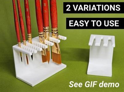 Graduated Paint Brush Racks