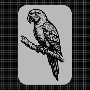 Parrot Stamp