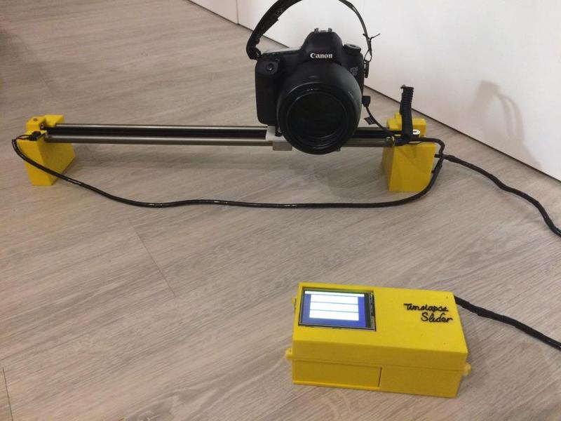 Motorized timelapse camera slider