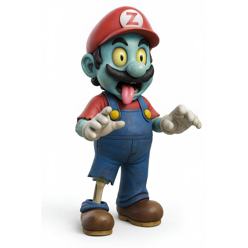 Zombie Super Mario Parody toy
