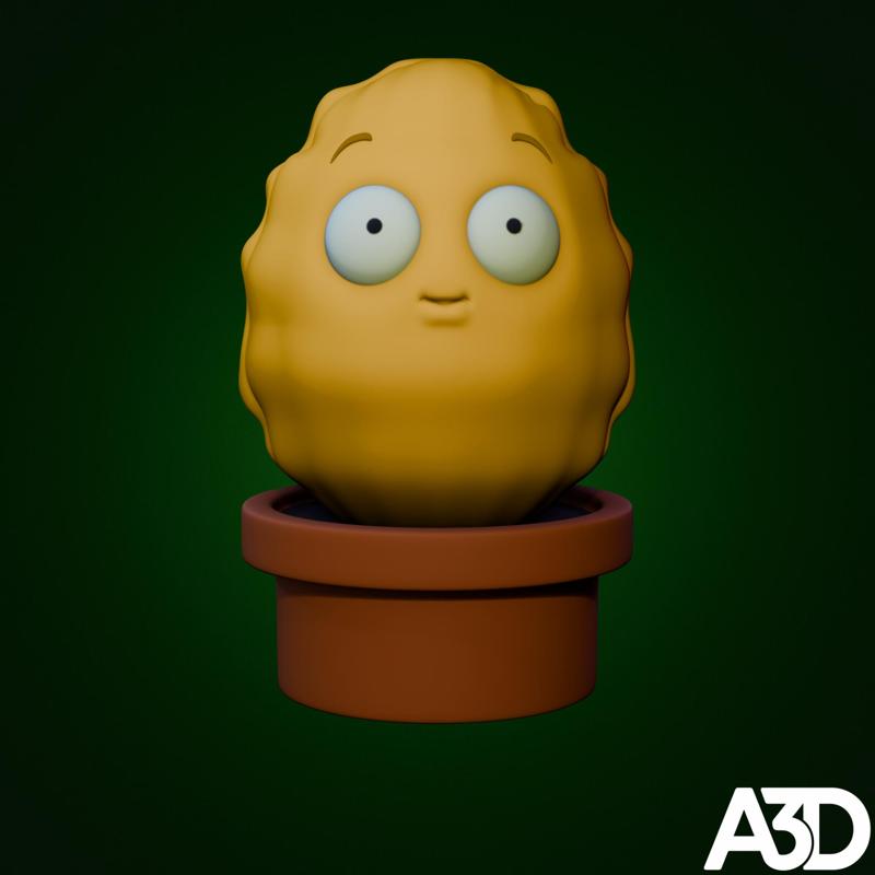 Wall-nut - Plants vs zombies mini figure stl