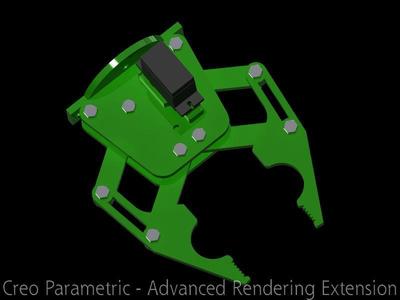 Simple servo gripper Mg90