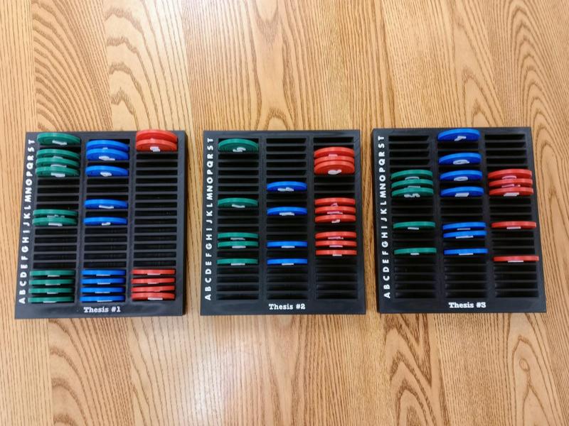 Poker Chip Tray with Individual Slots