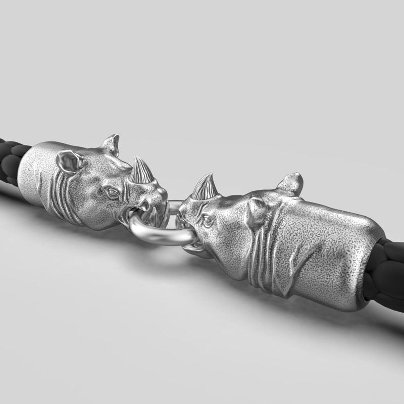 END PIECES 3 mm rhinoceros