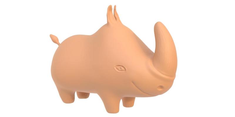 Rhinoceros sculpture