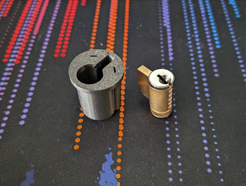 Kik Cylinder Locksport Holder and Mortise Adapter 