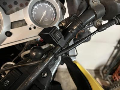 Switch mount for 12mm handlebar