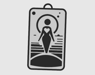 Love Tarot Keychain