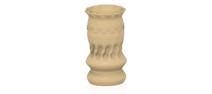 vase original biodesing cup pot jug vessel spring forest vp-76 for 3d-print or cnc