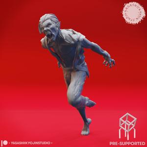 Vampire Spawn - Sprinting - Tabletop Miniature (Pre-Supported)