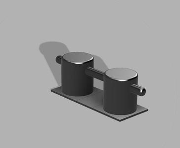 Double bollard