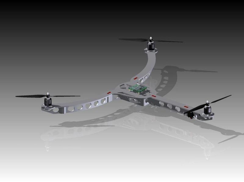 Tri copter X bow V2