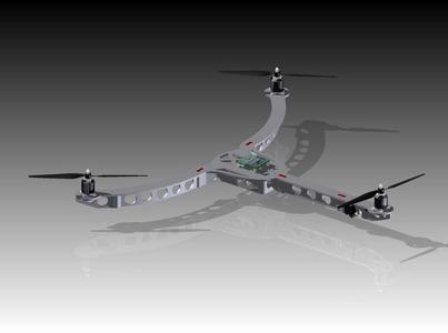 Tri copter X bow V2