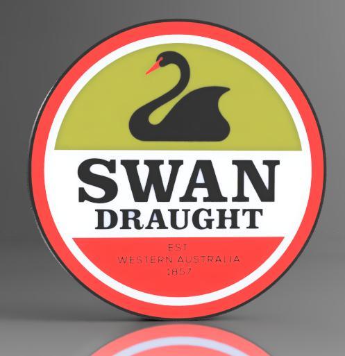 Swan Draught Lightbox