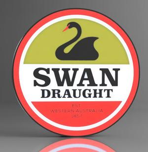 Swan Draught Lightbox