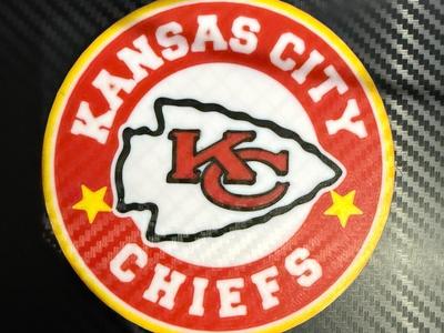 Kansas City Chiefs Coaster set