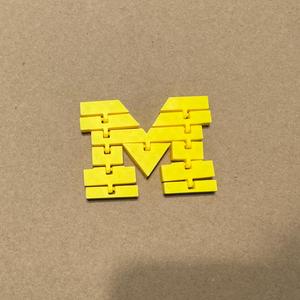 Articulated University of Michigan Block M
