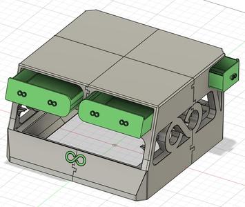 Centuari Carbon Topper Riser/Storage Design