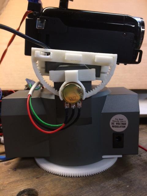 Tilt Pan Position Feedback for Bescor MP101 Video Motorized Pan Head