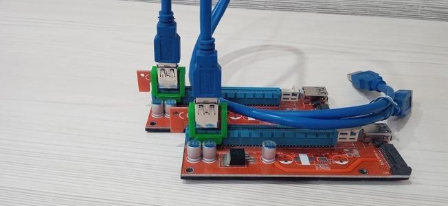 lock mining PCIE riser