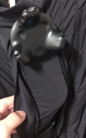 Motion tracker back mount plate