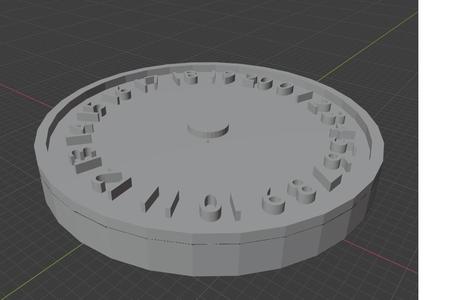 Elves Undivided 0-20 Wound Tracker 3D print model