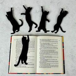 CAT BOOKMARK marcapáginas de gato