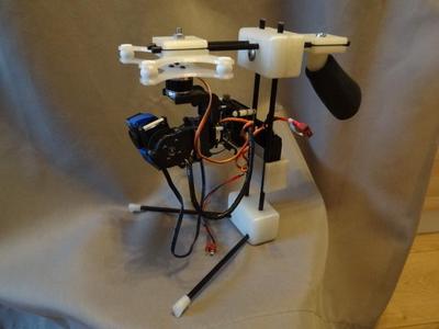 steadicam for gimbal, test and mouve 