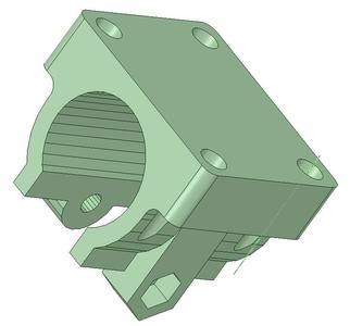 SC10UU / LM10UU bearing block