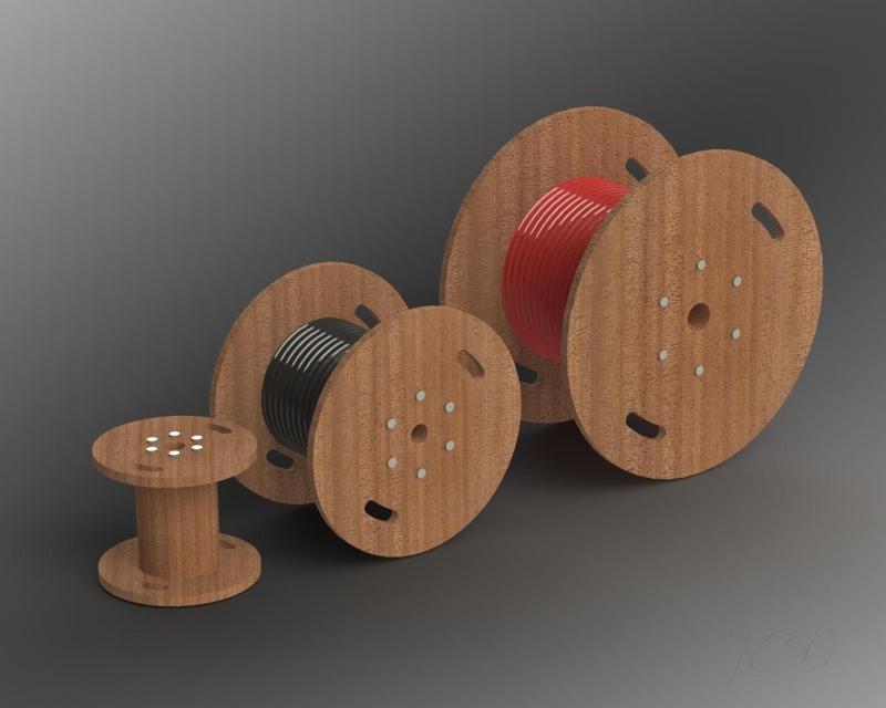 Scale reel for dioramas