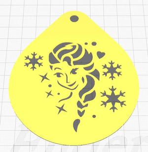 STENCIL ELSA FLAKES